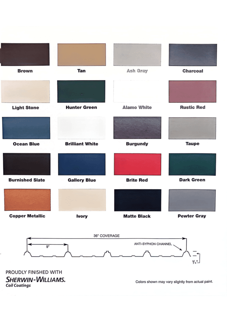Shell Rvie Paint Colors river view roof colors - Sheds Direct of Waldo